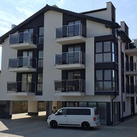 Ferienwohnung Apartament Red Mielno Großmöllen Exterior foto